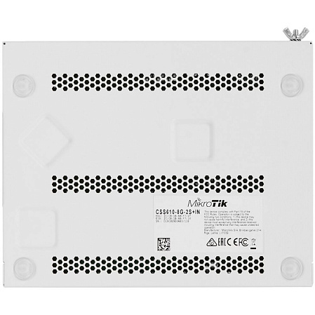 Коммутатор MikroTik CSS610-8G-2S+IN (L2)