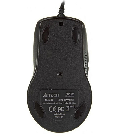 Мышь A4Tech V-Track F5 Black проводная