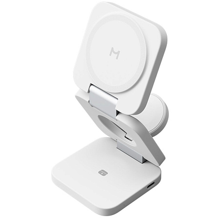 Беспроводная зарядная панель 3 в 1 Для IPhone, Apple Watch, Airpods Magssory Flex WCH013 22W White