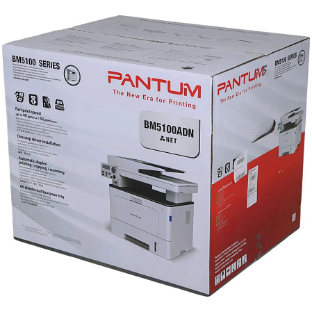 МФУ Pantum BM5100ADN ч/б А4 40ppm с автоподатчиком, LAN