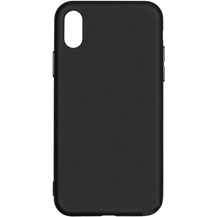 Чехол для iPhone X Pero софт-тач черный