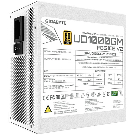 Блок питания 1000W Gigabyte GP-UD1000GM PG5 ICE