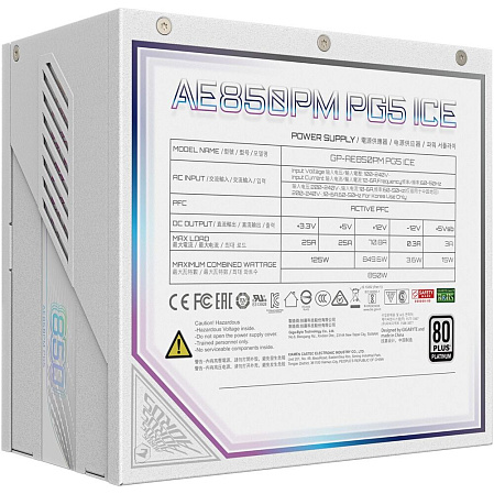 Блок питания 850W Gigabyte GP-AE850PM PG5 ICE