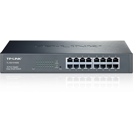 Коммутатор TP-LINK TL-SG1016DE управляемый 16xGbLAN