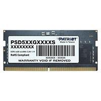 Модуль памяти SO-DIMM DDR5 16Gb PC32000 4800Mhz Patriot Memory (PSD516G480081S)