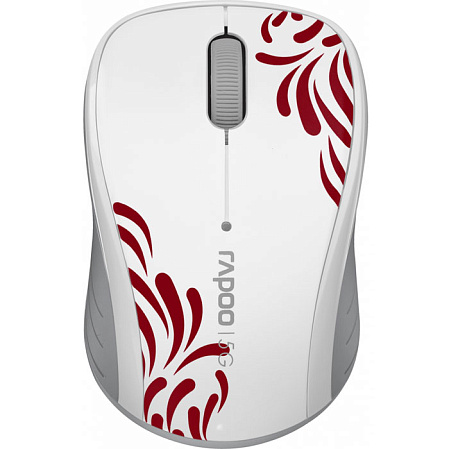 Мышь Rapoo 3000p White/Red беспроводная