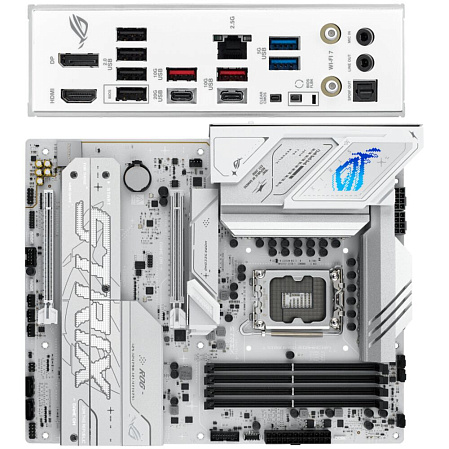 Материнская плата ASUS ROG Strix B860-A Gaming WiFi B860 Soc-1851 4xDDR5, 4xSATA3, RAID, 4хM.2, 2xPCI-E16x, 4xUSB3.2, 2xUSB3.2 Type C, DP, HDMI, WiFi, 2.5Glan,ATX