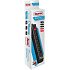 Сетевой фильтр BURO BU-SP1.8_USB_2A 6 розеток 1.8м черный 2USB