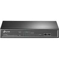 Коммутатор TP-LINK TL-SF1008LP неуправляемый 8 портов 10/100Мбит/с, 4xPoE