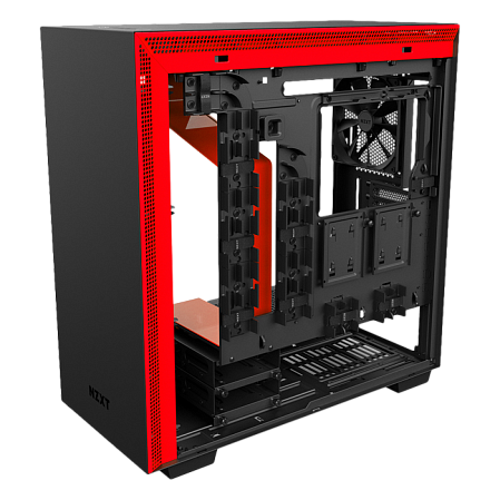 Корпус ATX Miditower NZXT H700 CA-H700B-BR Black/Red
