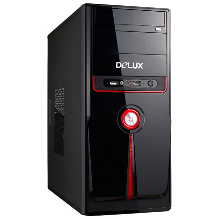 Корпус ATX Miditower Delux DLC-MV871 Black/Red
