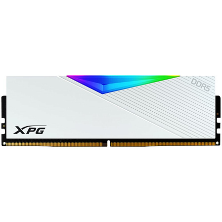 Модуль памяти DIMM 16Gb DDR5 PC48000 6000MHz ADATA Lancer RGB White (AX5U6000C3016G-DCLARWH)
