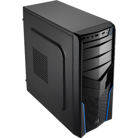 Корпус ATX Miditower AeroCool V2X Black/Blue