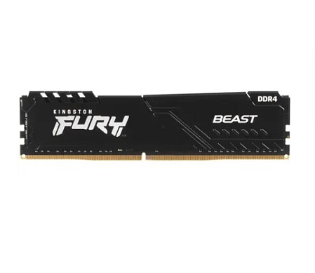 Модуль памяти DIMM 8Gb DDR4 PC28800 3600MHz Kingston Fury Beast Black (KF436C17BB/8)