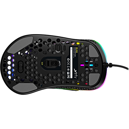 Мышь Xtrfy M4 RGB Glossy Gray проводная