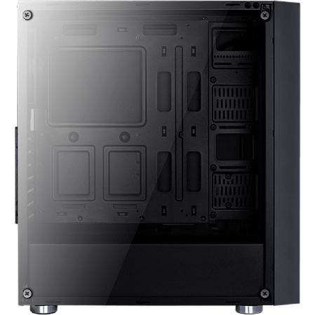 Корпус ATX Miditower AeroCool Quartz RGB Window Black