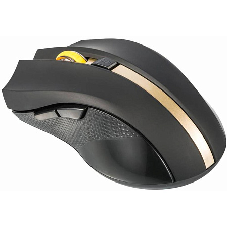 Мышь беспроводная Oklick 495MW Black/Gold Wireless