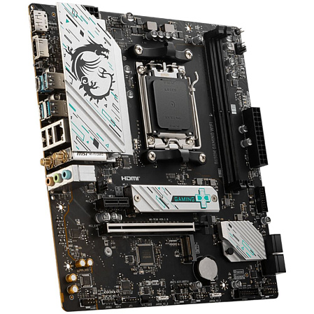 Материнская плата MSI B650M Gaming WiFi Socket-AM5 AMD B650 2xDDR5, 4xSATA3, RAID, 2xM.2, 1xPCI-E16x, 3xUSB3.2, 1xUSB3.2 Type C, DP, HDMI, WiFi, 2.5Glan, mATX Ret