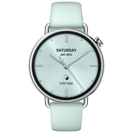 Умные часы Xiaomi Watch S4 41mm RU Fluororubber Strap Green