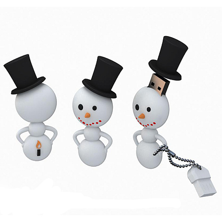 USB Flash накопитель 4GB IconIK (RM-SM3-4GB) Снеговик