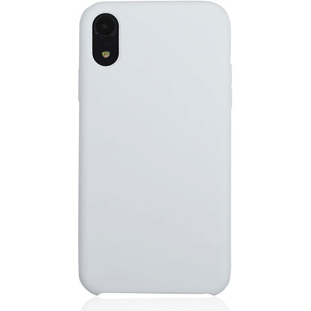 Чехол для Apple iPhone Xr Brosco Softrubber, накладка, белый