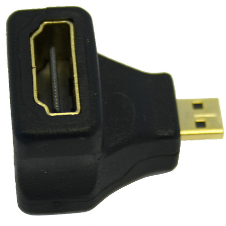 Переходник HDMI-microHDMI угловой