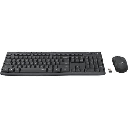Клавиатура+мышь Logitech Wireless MK295 Silent Combo Graphite