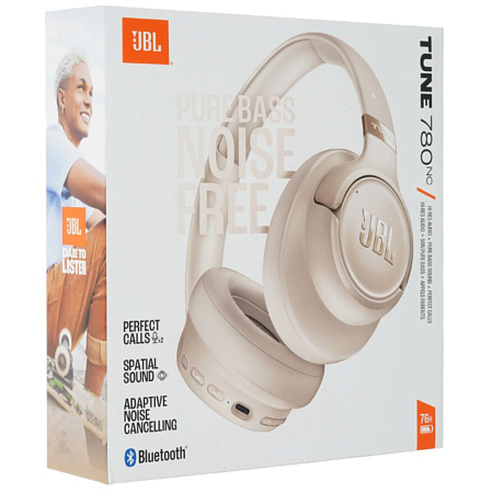 Bluetooth гарнитура JBL Tune 780NC Beige