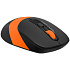 Мышь беспроводная A4Tech Fstyler FG10S Black/Orange silent Wireless