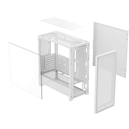 Корпус ATX Miditower Ocypus Delta C70 WH White