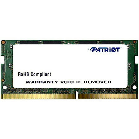 Модуль памяти SO-DIMM DDR4 8Gb PC17000 2133Mhz Patriot Memory (PSD48G213381S)