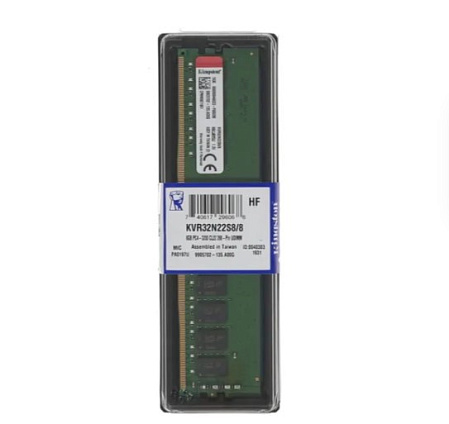 Модуль памяти DIMM 8Gb DDR4 PC25600 3200MHz Kingston (KVR32N22S8/8)