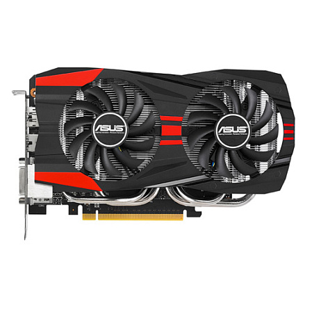 Видеокарта ASUS 2048Mb GF GTX 760 GTX760-DC2OC-2GD5 2xDVI, HDMI, DP Ret