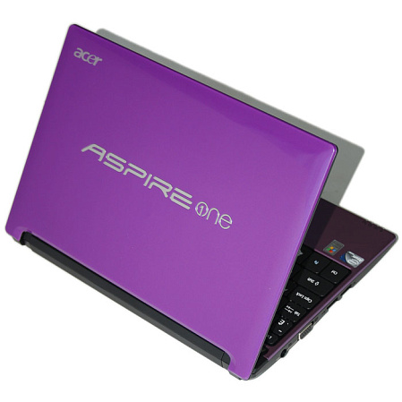 Нетбук Acer Aspire One D AOD260-2B Atom-N450/1/160/XP/10"/Cam/Purple (LU.SCL0B.001)