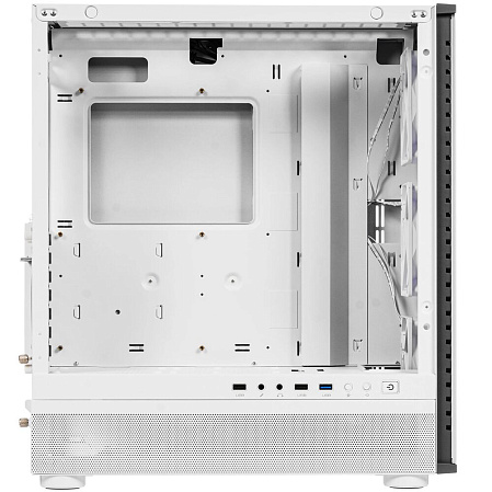 Корпус ATX Miditower PcCooler ME200 Mesh WH White