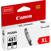 Картридж Canon CLI-481BK XL для TS6140, TR7540, TR8540, TS8140, TS9140. Чёрный.