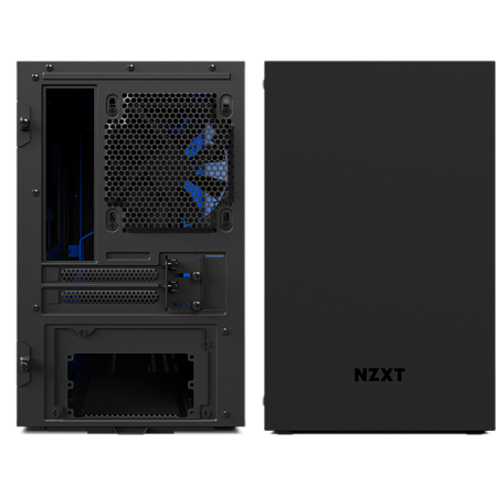 Корпус Mini-ITX Minitower NZXT H200i CA-H200W-BL Mini-ITX Black/Blue