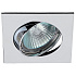 ЭРА C0043661 KL2A CH MR16 12V/220V 50W хром, квадрат, поворотный