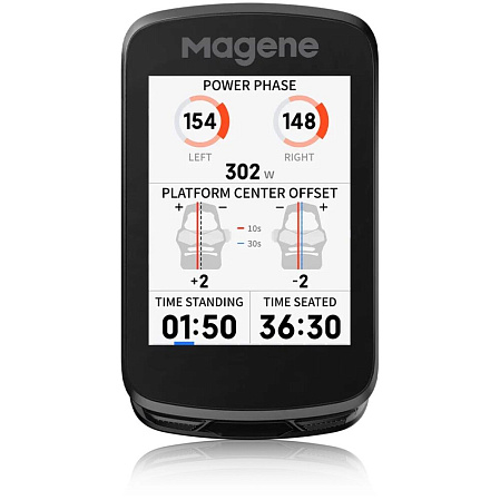 Magene Велокомпьютер GPS C606 V2 тип BI, черный
