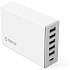Сетевое зарядное устройство Orico TSL-6U-WH, 6 USB, White
