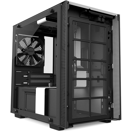 Корпус Mini-ITX Minitower NZXT H200i CA-H200W-WB Mini-ITX White/Black