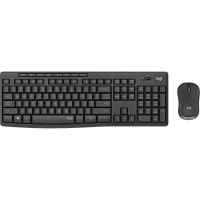 Клавиатура+мышь Logitech Wireless MK295 Silent Combo Graphite