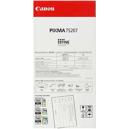 Принтер Canon Pixma TS207 цветной А4