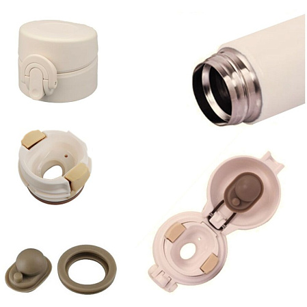 THERMOS Термокружка JNI-404 MTBE, сливочный, 0,4 л.