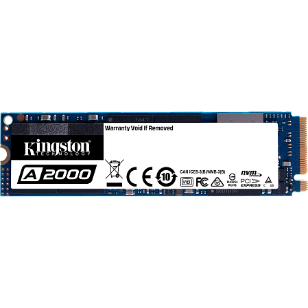 Внутренний SSD-накопитель 250Gb Kingston A2000 SA2000M8/250G M.2 2280 PCIe NVMe 3.0 x4