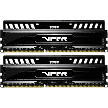 Модуль памяти DIMM 8Gb 2x4Gb KIT DDR3 PC12800 1600MHz Patriot Memory Viper 3 Black Mamba  (PV38G160C9K)