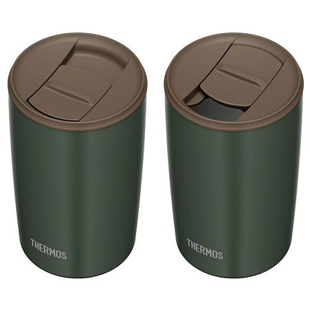 THERMOS Термокружка JDP-401 FG, хаки, 0,4 л.
