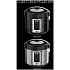 Мультиварка Polaris IQ Home PMC 5020 Wi Fi, серебристый/черный