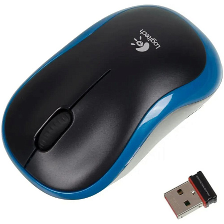 Мышь беспроводная Logitech M185 Wireless Blue