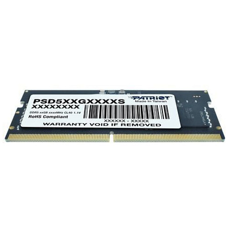 Модуль памяти SO-DIMM DDR5 16Gb PC32000 4800Mhz Patriot Memory (PSD516G480081S)